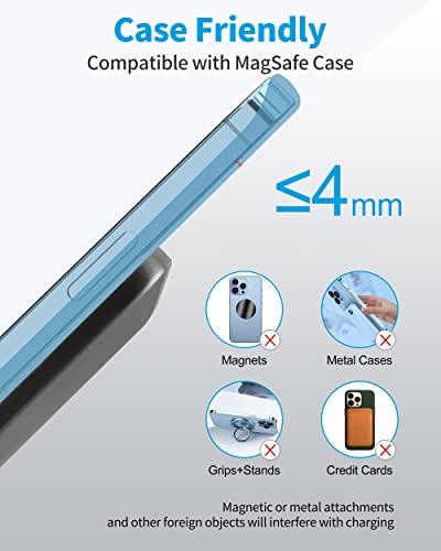 DGBAY Twin iPhone Wireless Charger, 15w Qi Fast Charge for Apple iPhone 14 13 12 11 Pro Max, Mini, Xs, X, 8 Plus Cell Phone & AirPods Pro 2 Charging Stand (2-Pack)