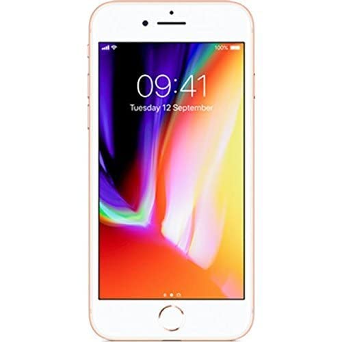 Apple iPhone 8, 64GB, Gold - Unlocked (Renewed)