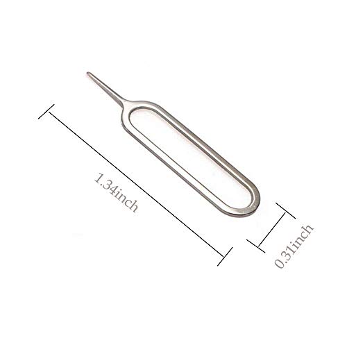 10 Pcs SIM Card Ejector Removal Tool Pin for all Models iPhone, iPods&iPad, Samsung Galaxy, LG, Huawei