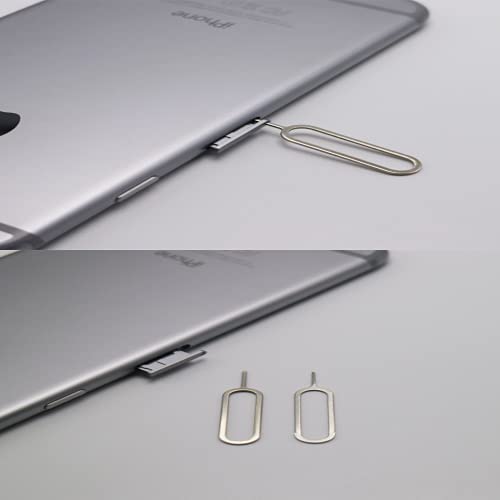 10Pcs SIM Card Removal Openning Tool, Tray Eject Pins Needle Opener, Universal Sim Ejector Tool for iPhone, HTC, Samsung Galaxy, Smartphone