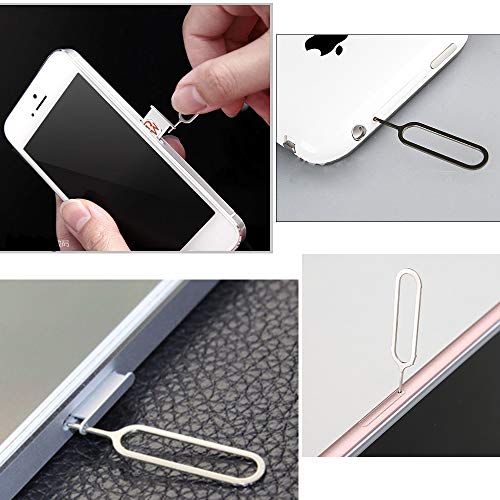 10 Pcs SIM Card Ejector Removal Tool Pin for all Models iPhone, iPods&iPad, Samsung Galaxy, LG, Huawei