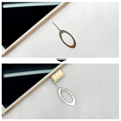 6pcs SIM Card Removal Tool Card Tray Eject Pins Needle Opener Ejector Needle Pin Remover for Smart Phones Samsung Galaxy LG Huawei Google HTC iPhone iPods iPad Tablets