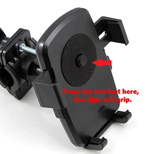 RHINORO Golf Trolley Cart Bike Mobile Phone Holder Mount Bracket Cradle For Apple iPhone 11 12 13 Pro Max Samsung Galaxy S20 S21 S22 Note Nokia Motorola Moto Sony Xiaomi MinRedmi OnePlus Honor Pixel