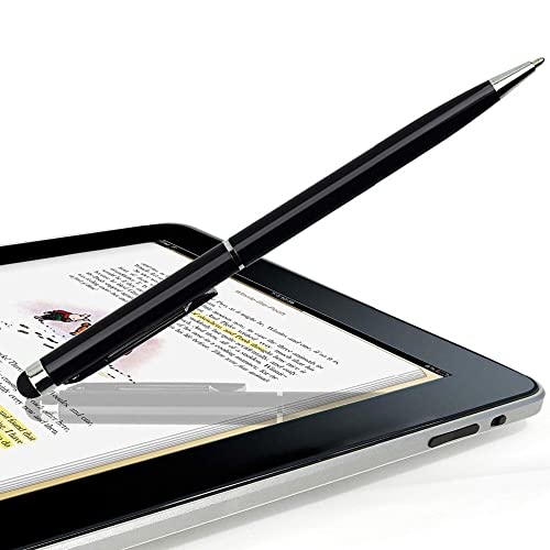 Stylus Pens for Touch Screens Pen Stylus with Black Ballpoint Pens 2-in-1, Tablet Stylus Compatible with iPad iPhone Mobile Phone Samsung Galaxy All Capacitive TouchScreens (Pack of 5, Mixed)