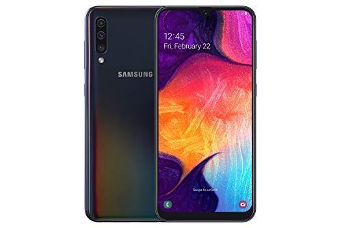 Samsung SM-A505F Galaxy A50 4G Smart Phone 128GB Unlocked Sim-Free - Black A (Renewed)