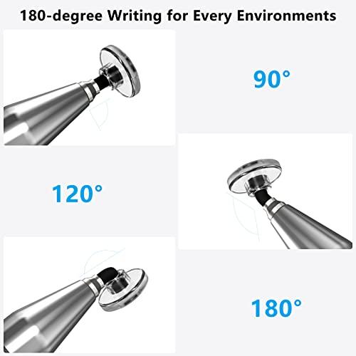 SENKUTA Stylus Pens for Touch Screens, 2 in 1 Tablet Pen iPad Pen for All Tablets, Mobile Phone, Apple iPhone, iPad, Samsung, Surface, Lenovo, Xiaomi, Chromebook, Acer, Android iOS etc. Black