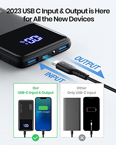 INIU Portable Charger, 22.5W Power Bank Fast Charging 10500mAh, Mobile Phone Charger PD3.0 QC4.0, Powerbank(USB C Input&Output) Battery Pack for iPhone 14 13 12 11 iPad Samsung S22 S21 Xiaomi Huawei