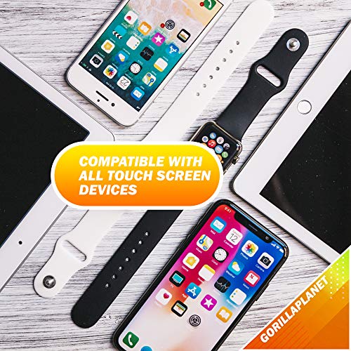 5 Stylus Pens compatible with iPhones, Tablets, iPad Mini, iPad Pro, iPad Air, Smartphones, Samsung Galaxy