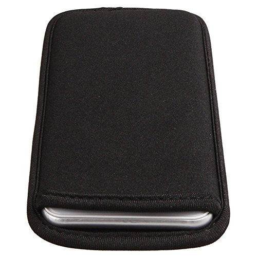 Neoprene Mobile Phone Sleeve Shock proof Pouch Case for iPhone 14 Plus 14 Pro Max 12 Pro Max Samsung Galaxy S20 Ultra S20+ A13 A23 A33 A53 A03 M13 M33 A71 A21s A12 M31 OnePlus 8 Pro Black