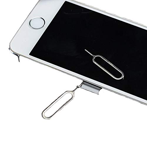 MINGZE 10 x SIM Card Removal Tool, Sim Card Pin | Sim Card Tool Compatible with iPhone X, 8, 7, 6, iPads, Samsung Note 9, 8, S9, S8, S7 / Sony, Huawei, HTC & All Smartphones