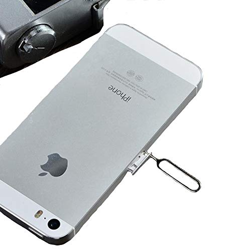 MINGZE 10 x SIM Card Removal Tool, Sim Card Pin | Sim Card Tool Compatible with iPhone X, 8, 7, 6, iPads, Samsung Note 9, 8, S9, S8, S7 / Sony, Huawei, HTC & All Smartphones