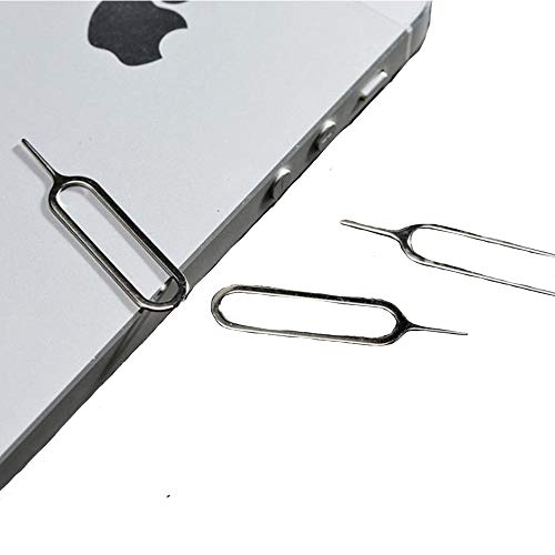 MINGZE 10 x SIM Card Removal Tool, Sim Card Pin | Sim Card Tool Compatible with iPhone X, 8, 7, 6, iPads, Samsung Note 9, 8, S9, S8, S7 / Sony, Huawei, HTC & All Smartphones