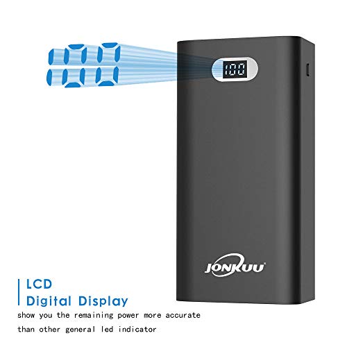 Portable Charger 30000mAh High Capacity Power Banks External Backup Battery Pack 2 USB Ports Quick Charge LCD Display 3 Input Powerpack for iPhone Samsung iPad Huawei Mobile Phones Nintendo Switch