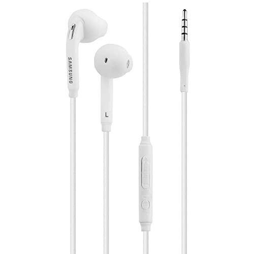 EO-EG920BW White Genuine Samsung Headset / Handsfree / Headphone / Earphone With Volume Control For Samsung Galaxy Phones ( Non Retail / Bulk Packaging )