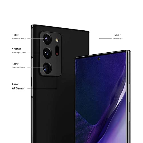 Samsung Galaxy Note20 Ultra 5G 256GB - Mystic Black - Unlocked (Renewed)