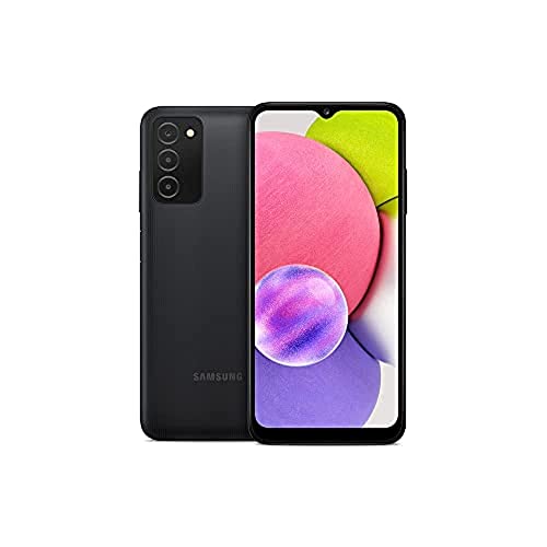 Samsung Galaxy A03s Android Smartphone, 6.5-inch Infinity-V HD+ Display, 3GB RAM and 32GB of expandable internal memory, 5,000 mAh battery, Black [UK Version] (Renewed)