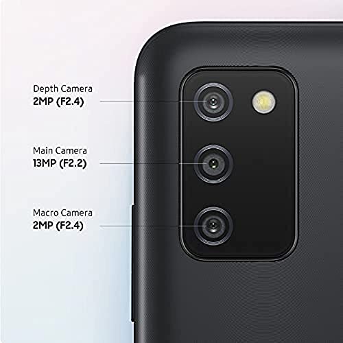 Samsung Galaxy A03s Android Smartphone, 6.5-inch Infinity-V HD+ Display, 3GB RAM and 32GB of expandable internal memory, 5,000 mAh battery, Black [UK Version] (Renewed)
