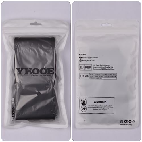 ykooe Mobile Phone Holster for iPhone 13 11 12 XR XS Pro Max 6 7 8 Plus Vertical Belt Clip Phone Pouch for Samsung Galaxy A12 A52S A32 A13 A52 S22 S21 S20 FE Ultra (XL Black)