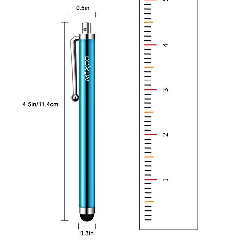 Mixoo Capacitive Stylus Pens, 10Pcs Universal Touch Screen Pen for All Mobile Phones, Apple iPad, iPad Pro, iPad Air, iPad Mini, Samsung Galaxy, iPhone and Tablet