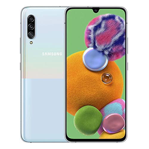 Samsung Galaxy A90 5G Single-SIM 128 GB 6.7-Inch Android Smartphone - White (UK Version) (Renewed)