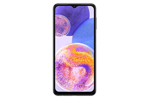 Samsung Galaxy A23 Mobile Phone SIM Free Android Smartphone 6.4 Inch Infinity-V Display, 4GB RAM, 64GB Storage, 5,000 mAh Battery, Black, Android 12 [UK Version], 3 Year Warranty