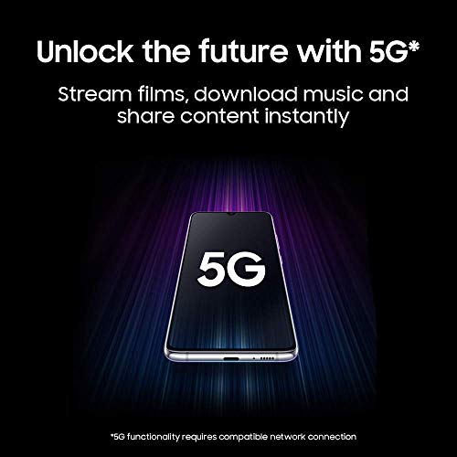 Samsung Galaxy A90 5G Single-SIM 128 GB 6.7-Inch Android Smartphone - White (UK Version) (Renewed)