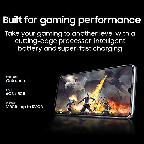 Samsung Galaxy A90 5G Single-SIM 128 GB 6.7-Inch Android Smartphone - White (UK Version) (Renewed)