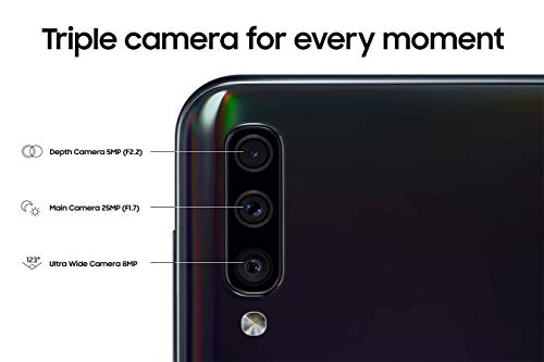 Samsung SM-A505F Galaxy A50 4G Smart Phone 128GB Unlocked Sim-Free - Black A (Renewed)