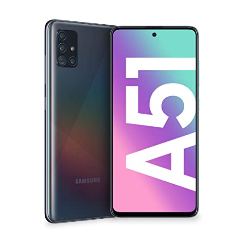 Samsung Galaxy A51 Dual-SIM 128 GB - Prism Crush Black (UK Version) (Renewed)