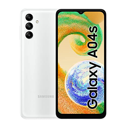 Samsung Galaxy A04s 6.5-inch Android Smartphone, Awesome White 3 Year Warranty (UK Version)