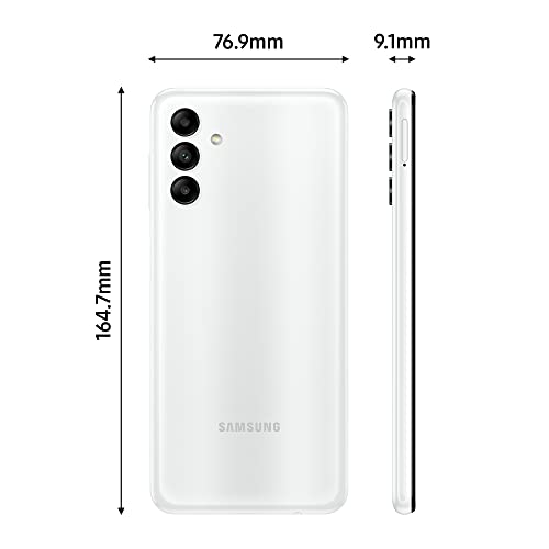 Samsung Galaxy A04s 6.5-inch Android Smartphone, Awesome White 3 Year Warranty (UK Version)