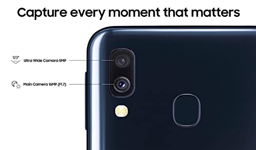 Samsung Galaxy A40 4G Smart Phone 64GB Unlocked Sim-Free - Black A (Renewed)