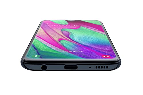 Samsung Galaxy A40 4G Smart Phone 64GB Unlocked Sim-Free - Black A (Renewed)