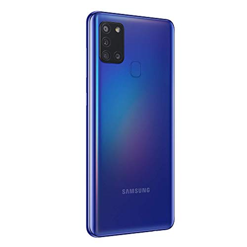 Samsung Galaxy A21s Android Smartphone, SIM Free Mobile Phone, Blue (Renewed)