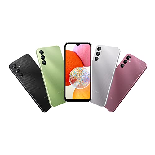 Samsung Galaxy A14 Mobile Phone 6.6 Inch Infinity-V screen 64GB Sim Free Smartphone, Light Green, 3Y Extended Manufacturer Warranty