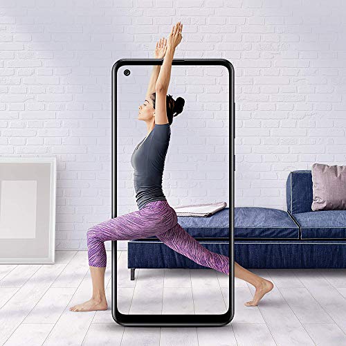 Samsung Galaxy A21s Android Smartphone, SIM Free Mobile Phone, Blue (Renewed)