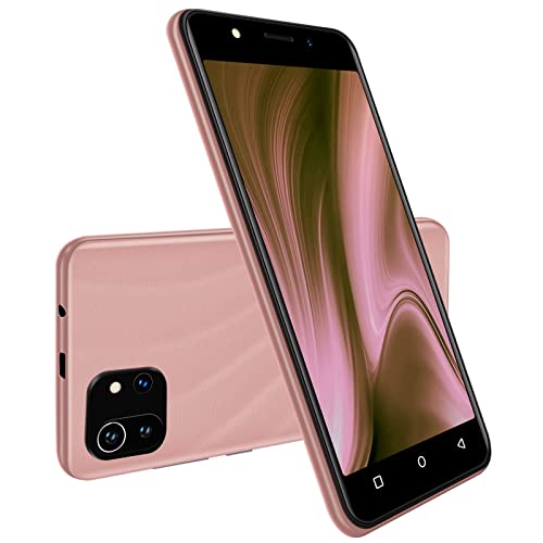 Xgody SIM Free UK Mobile Phone, K40 Face Unlocked 3G Smartphone, Android 8.1(GMS) Phone, 1GB+8GB 64GB Extension Quad Core Dual SIM Network Triple Slots, WIFI GPS Bluetooth (Rose Gold)