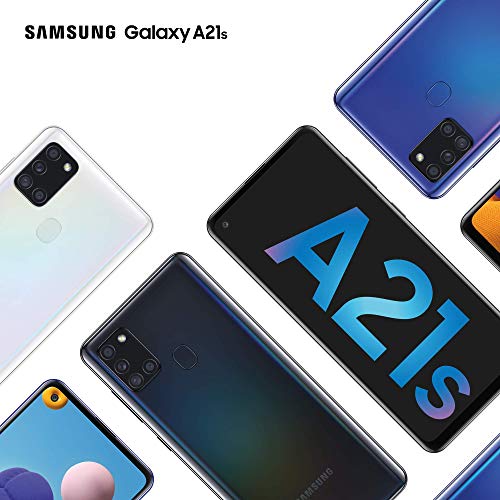 Samsung Galaxy A21s Android Smartphone, SIM Free Mobile Phone, Blue (Renewed)