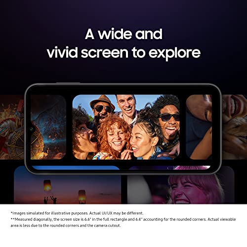 Samsung Galaxy A14 Mobile Phone 6.6 Inch Infinity-V screen 64GB Sim Free Smartphone, Light Green, 3Y Extended Manufacturer Warranty