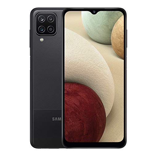 Samsung Galaxy A12, all carriers, 64gb, SIM Free Android Smartphone Black (UK Version) (Renewed)