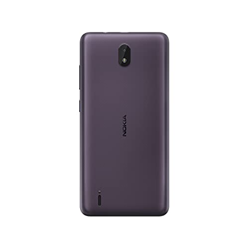 Nokia C01 Plus 5.45 Inch Android (Go Edition) UK SIM Free Smartphone with 1 GB RAM and 16 GB Storage (Dual SIM) - Purple