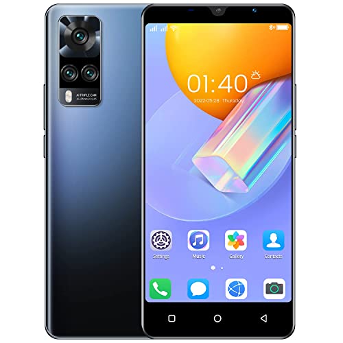 Kanredi SIM-Free & Unlocked Mobile Phones, 4.7 Inch Android Smartphones,1GB RAM & 4GB ROM, Dual Camera,3G/GSM Dual SIM Cell Phones (Y53s-Black)