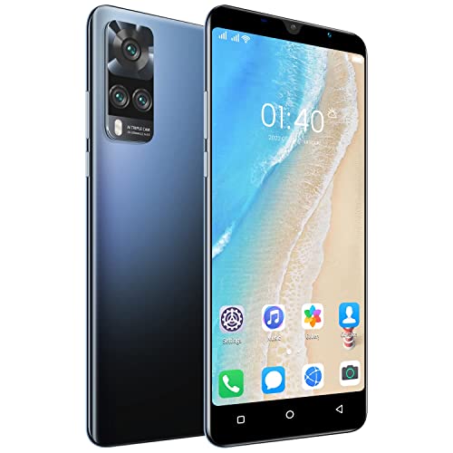 Kanredi SIM-Free & Unlocked Mobile Phones, 4.7 Inch Android Smartphones,1GB RAM & 4GB ROM, Dual Camera,3G/GSM Dual SIM Cell Phones (Y53s-Black)