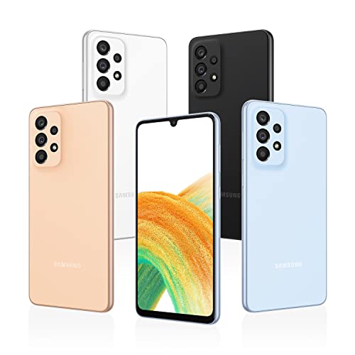 Samsung Galaxy A33 5G Mobile Phone SIM Free Android Smartphone 128 GB White