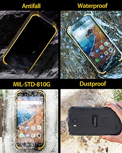 Ulefone Armor X6 Rugged Smartphone, SIM Free Rugged Phone Unlocked, IP68/69K Waterproof Outdoor Tough Phone, 2GB 16GB, Android Mobile Phone, 5.0 inch Screen, UK Version, 2 Year Warrenty, Orange