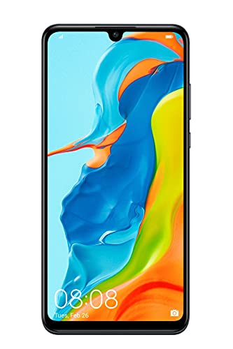 Huawei P30 Lite 128 GB 6.15 inch FHD Dewdrop Display Smartphone with 48MP AI Ultra-wide Triple Camera, 4GB RAM, Android 9.0 Sim-Free Mobile Phone, Single Sim, UK Version, Midnight Black