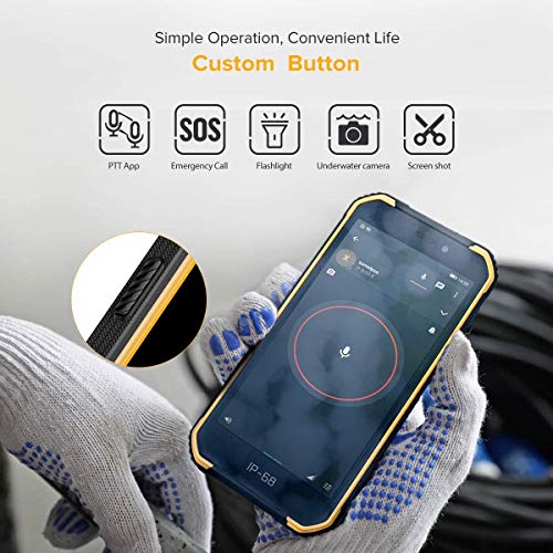 Ulefone Armor X6 Rugged Smartphone, SIM Free Rugged Phone Unlocked, IP68/69K Waterproof Outdoor Tough Phone, 2GB 16GB, Android Mobile Phone, 5.0 inch Screen, UK Version, 2 Year Warrenty, Orange