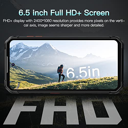 IIIF150 B1 Rugged Smartphone 10000mAh, 12GB + 64GB/1TB Mobile Phones with 6.5" FHD+ Rugged Phone Android 12, 20MP Camera, 4G Dual SIM Unlocked, IP68/69K Waterproof Phone, OTG/NFC/GPS