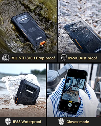 OUKITEL WP23 Android 13 rugged smartphone 10600mAh mobile phone 6,517 inch HD+ 4GB(7GB)+64GB 1TB extention rugged outdoor phone 13MP+5MP Camera,4G Dual SIM,IP68/NFC/OTG/GPS/Face ID