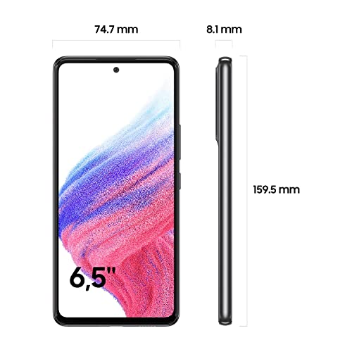 Samsung Galaxy A53 5G Mobile Phone SIM Free Android Smartphone 128 GB Black